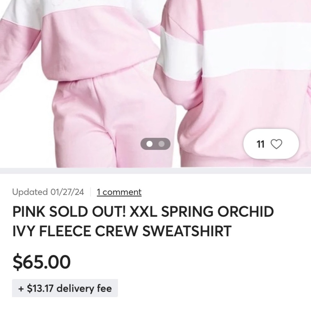 Cute Victories secret hoodie never worn before !